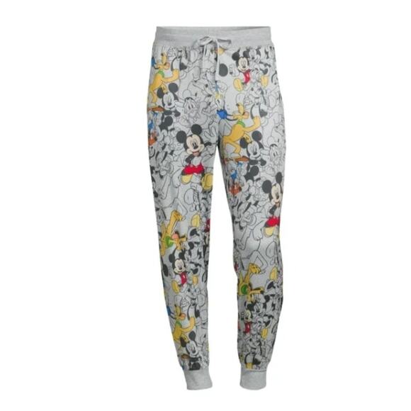Disney Other - Disney Mickey and Friends Men's All Over Print Poly Pant Size 2XL (44-46) NWT